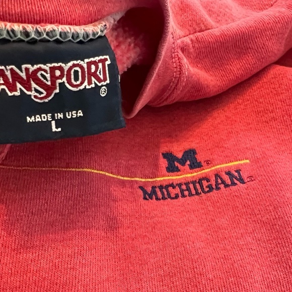 Vintage 1990s University of Michigan Wolverines NCAA College Sports Sweatshirt - Picture 5 of 5